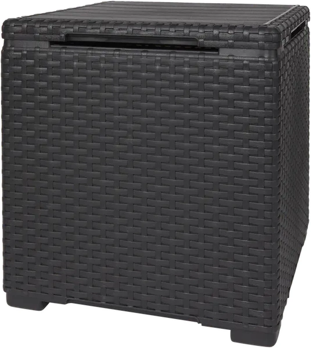 Merkloos Bijzettafel - Tuintafel - Opslagbox - Terrasbox - 2 In 1 Opbergbox - Kussenbox - Tuin Opslag - Weerbestendig