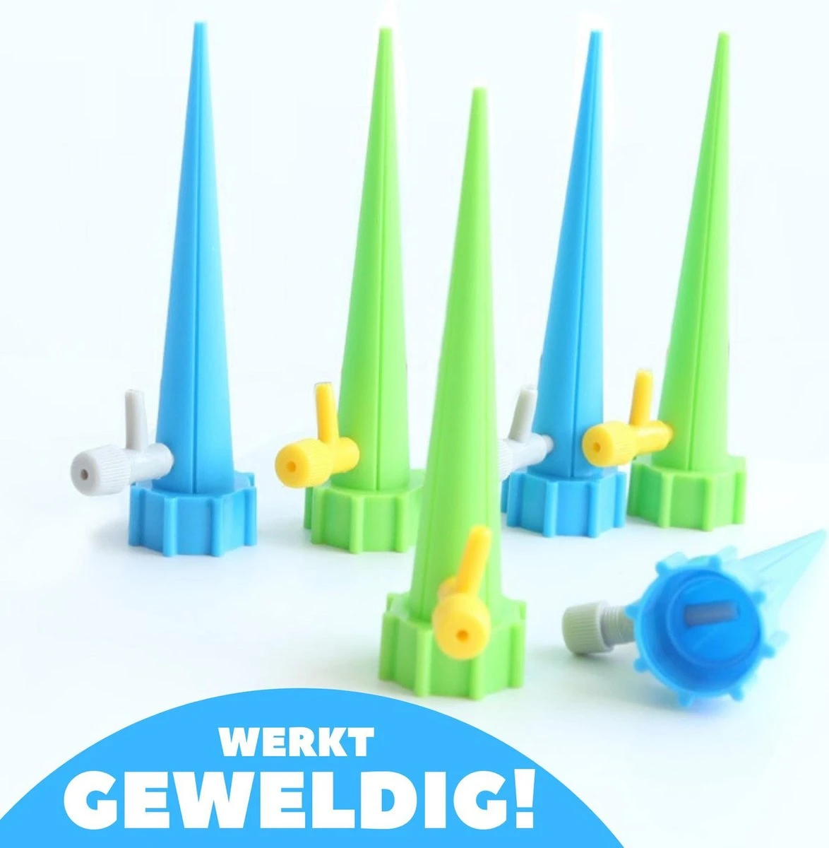 12 Stuks Plant Bewateringssysteem | Waterdruppelaar | Druppelsysteem |Bewateringssysteem | Bewateringsyteem Watergeefsysteem | Plantenbol | Automatische Gieter | Water Druppelaar | Druppel Systeem | Water Geef Systeem | Plantenbol | - Afbeelding 3