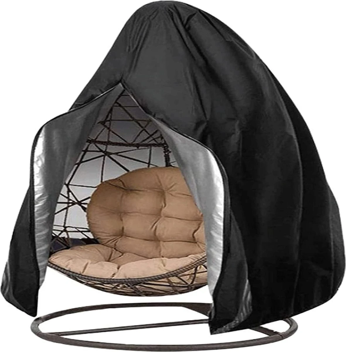 Egg Swing Beschermhoes - 2-Persoons Hangstoel - Beschermhoes Hangstoel Egg - Waterproof - Universeel Model