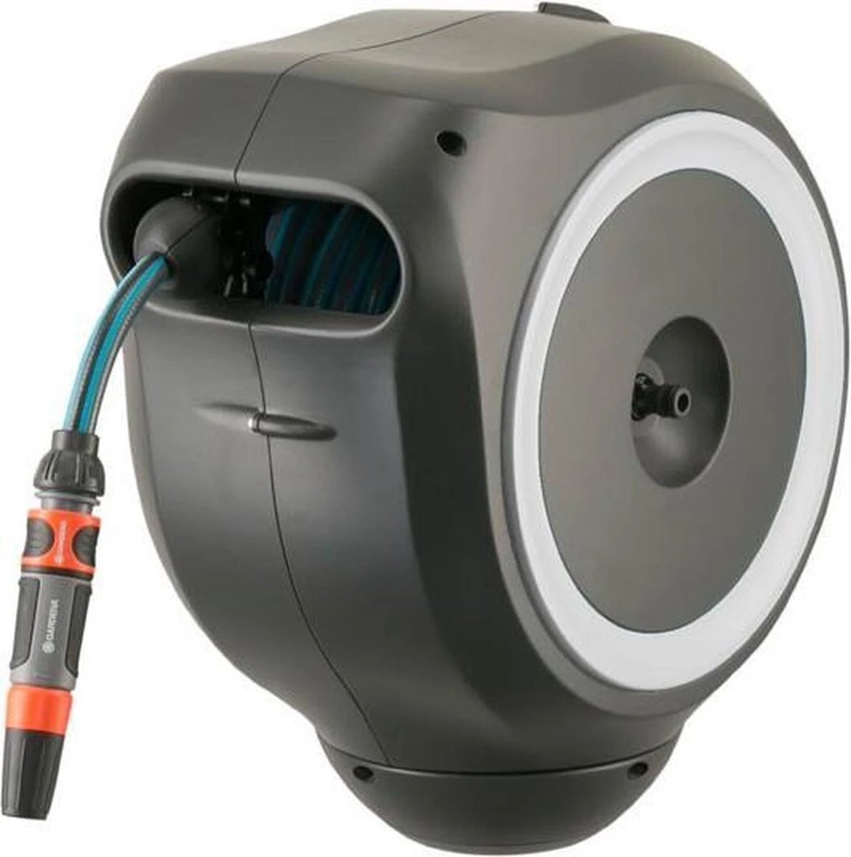 GARDENA - Wandslangenbox RollUp M/L Wit - 25 Meter Slang - Afbeelding 2