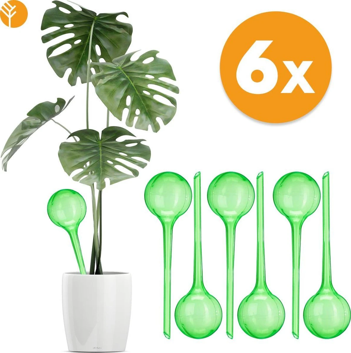 Waterdruppelaar Set Van 6 Stuks Voor Planten – 27 CM – Automatisch Watergeefsysteem Voor Kamerplanten – Planten Watergever Met Druppelsysteem – Waterbol - Afbeelding 5