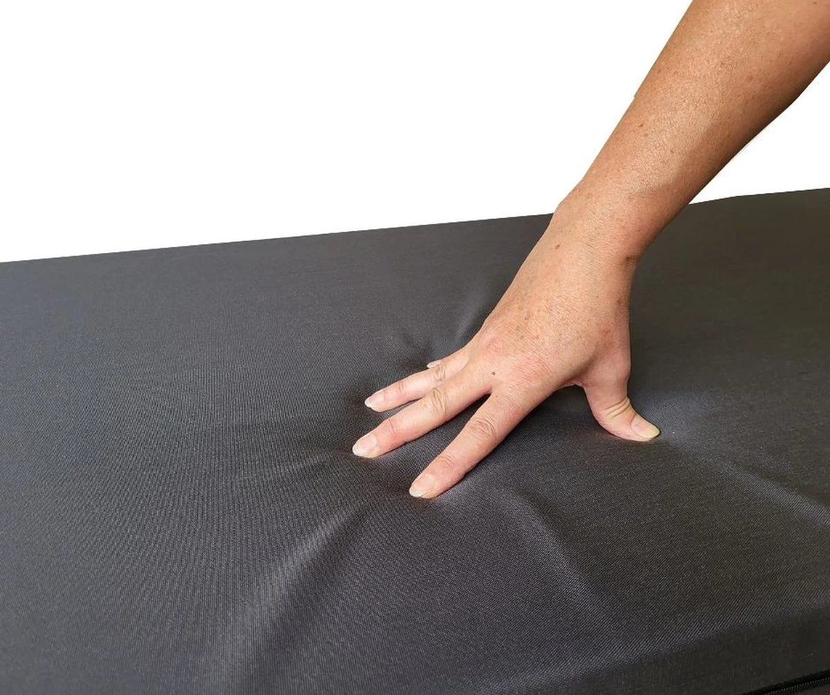 Wood4you - Tuinbank - Ameland - 'Doe Het Zelf' Bouwpakket Steigerhout 152Lx72Hx57D Cm - Incl Kussen - Afbeelding 3