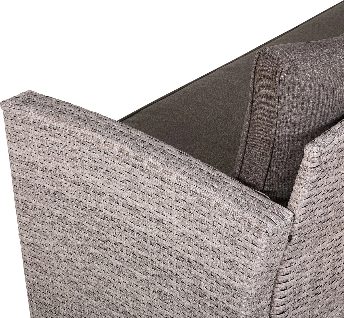 Beliani VITERBO - Loungeset Voor 8 - Grijs - PE Rotan - Afbeelding 20