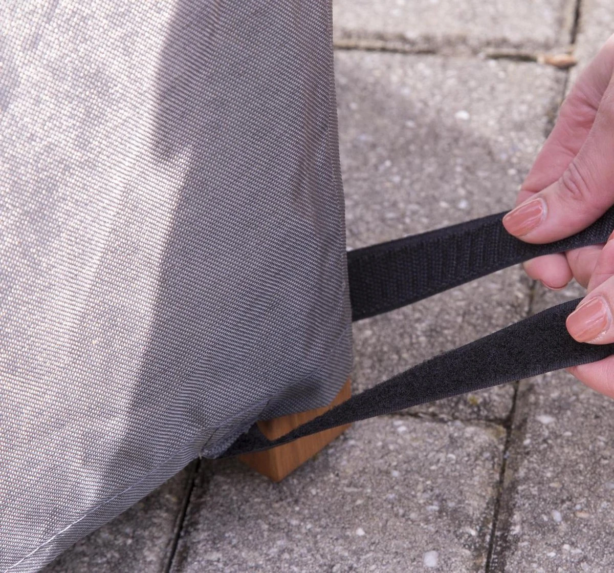 Weersbestendige Beschermhoes Loungeset / Tuinset (met Hoge Tafel) | 260 X 260 X 95 Cm | Premium | Waterproof | TÜV Rheinland Gecertificeerd | Hoes Voor Tuin | Waterdicht | Solution Dyed (verkleuring Onmogelijk) | Grijs / Antraciet - Afbeelding 8