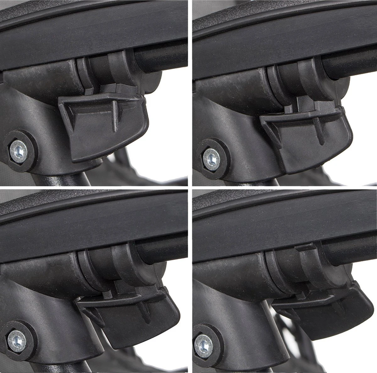 Springos Tuinstoel | Ligstoel | Opvouwbaar | Verstelbaar | Ergonomische Hoofdsteun | Bruin / Zwart - Afbeelding 9