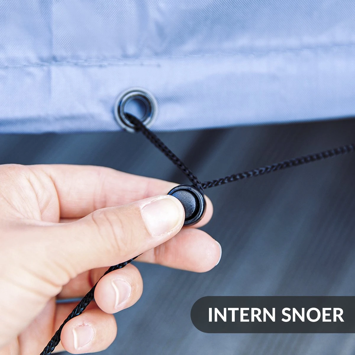 Chefarone Beschermhoes Tuinstoelen - Tuinstoelen Hoes - Tuinmeubelen - Weerbestendig - UV-bescherming - Grijs - Afbeelding 8