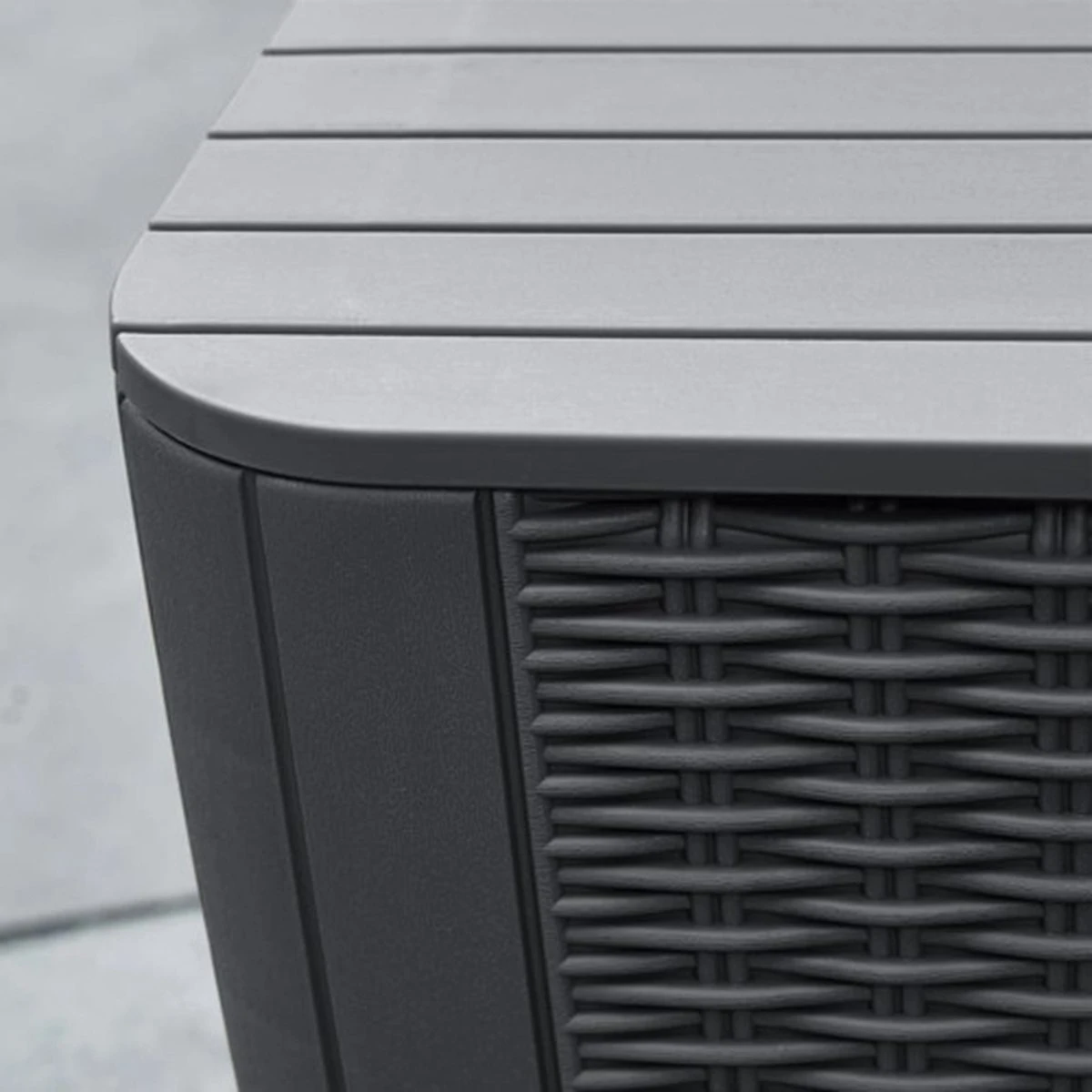 ALLIBERT Keter Luzon Opbergtafel - 39x39x43cm - Donkergrijs - Afbeelding 15