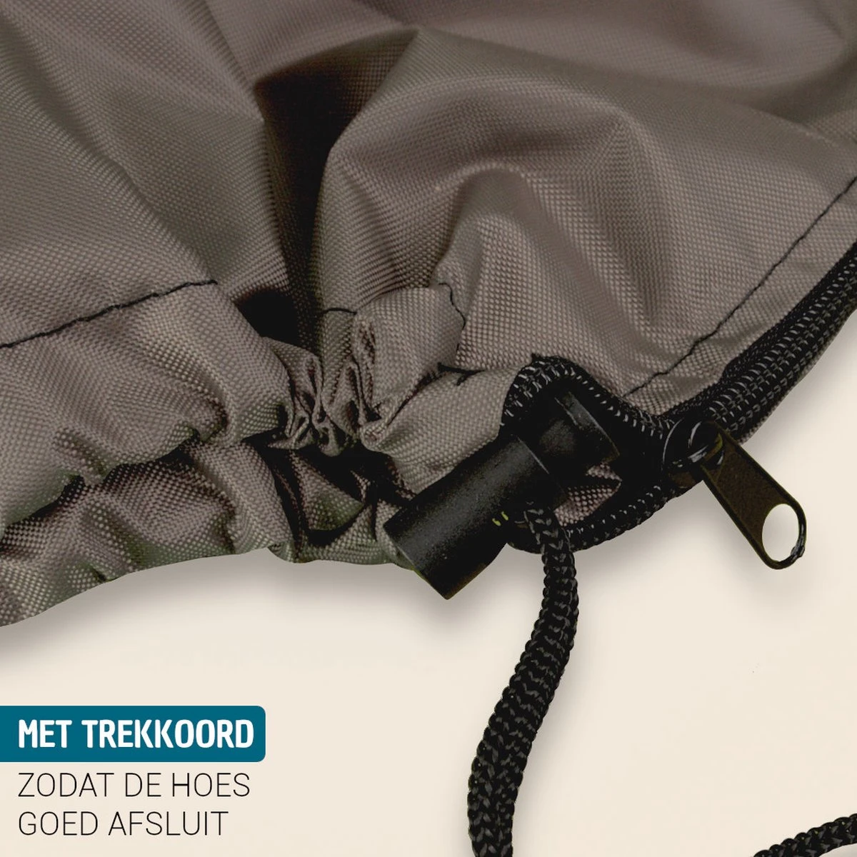 Vannons - Parasolhoes - Parasolhoes Staande Parasol - Max. 3.5 Meter - Zwart/Bruin - Afbeelding 2