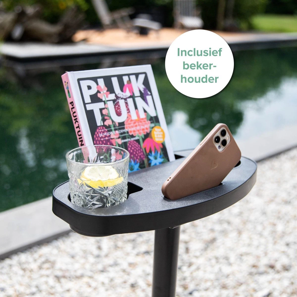 Vita5 Hangmat Met Standaard – 2 Persoons – Incl. Bekerhouder – 205kg Draaggewicht – Grijs - Afbeelding 5