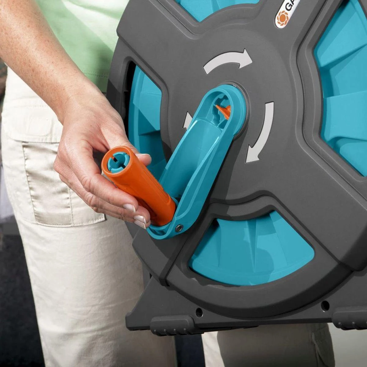 GARDENA - Classic Slangenbox - Compleet Slanghouder - 15 Meter Slang - Afbeelding 2