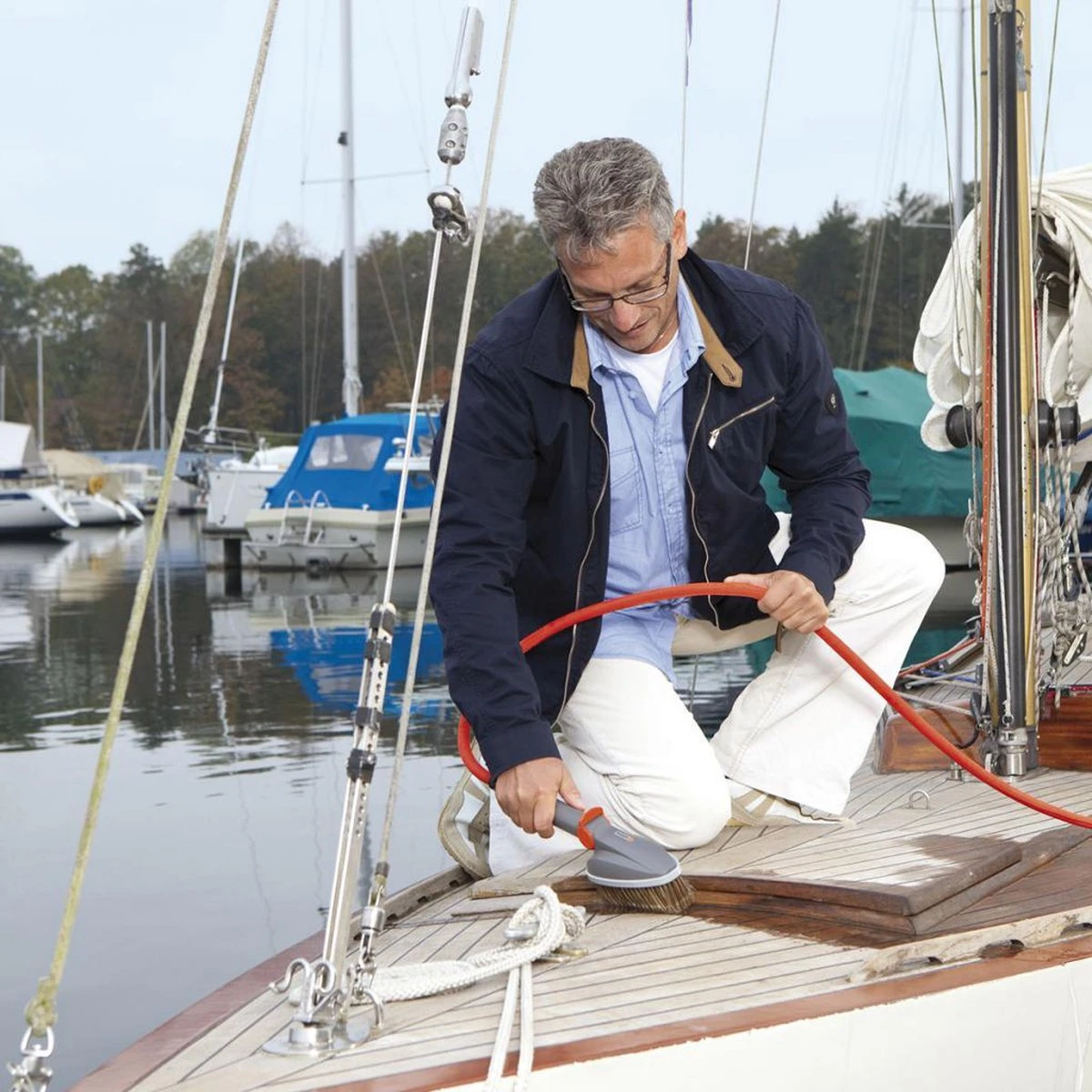 GARDENA Classic Draagcassette Roll-fix C15 Compleet - Inclusief 15 Meter Compact Slang - Afbeelding 6