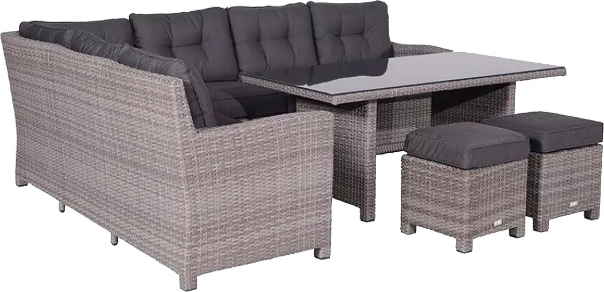 Garden Impressions Jaru Lounge Dining Set - Extra Luxe Kussens - Afbeelding 16