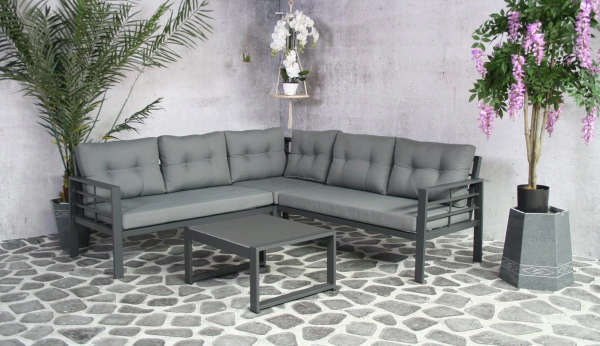 SenS-Line Elba Aluminium Loungeset | Met Koffietafel - Afbeelding 9