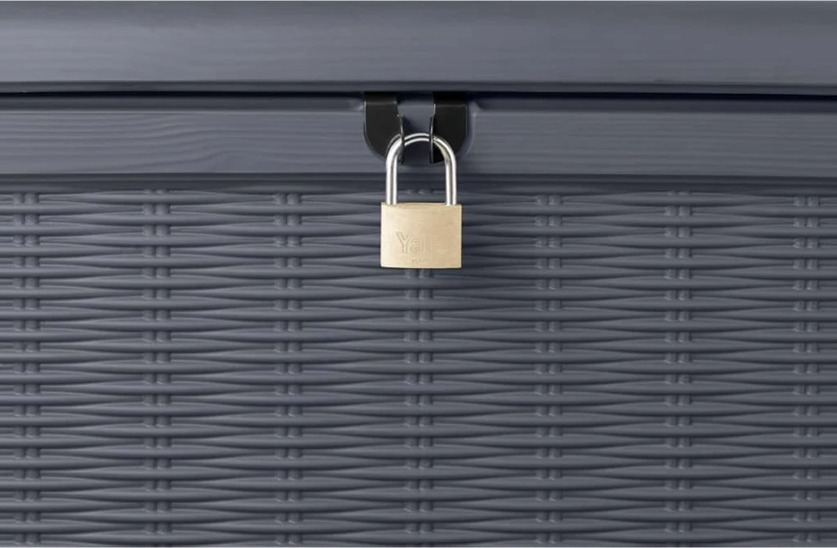 Keter - Borneo Opbergbox - 416 Liter - 129.5 X 62.5 X 70 Cm - Antraciet - Afbeelding 8