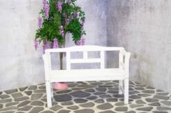 SenS-Line Friesen Tuinbank - Hout - Wit