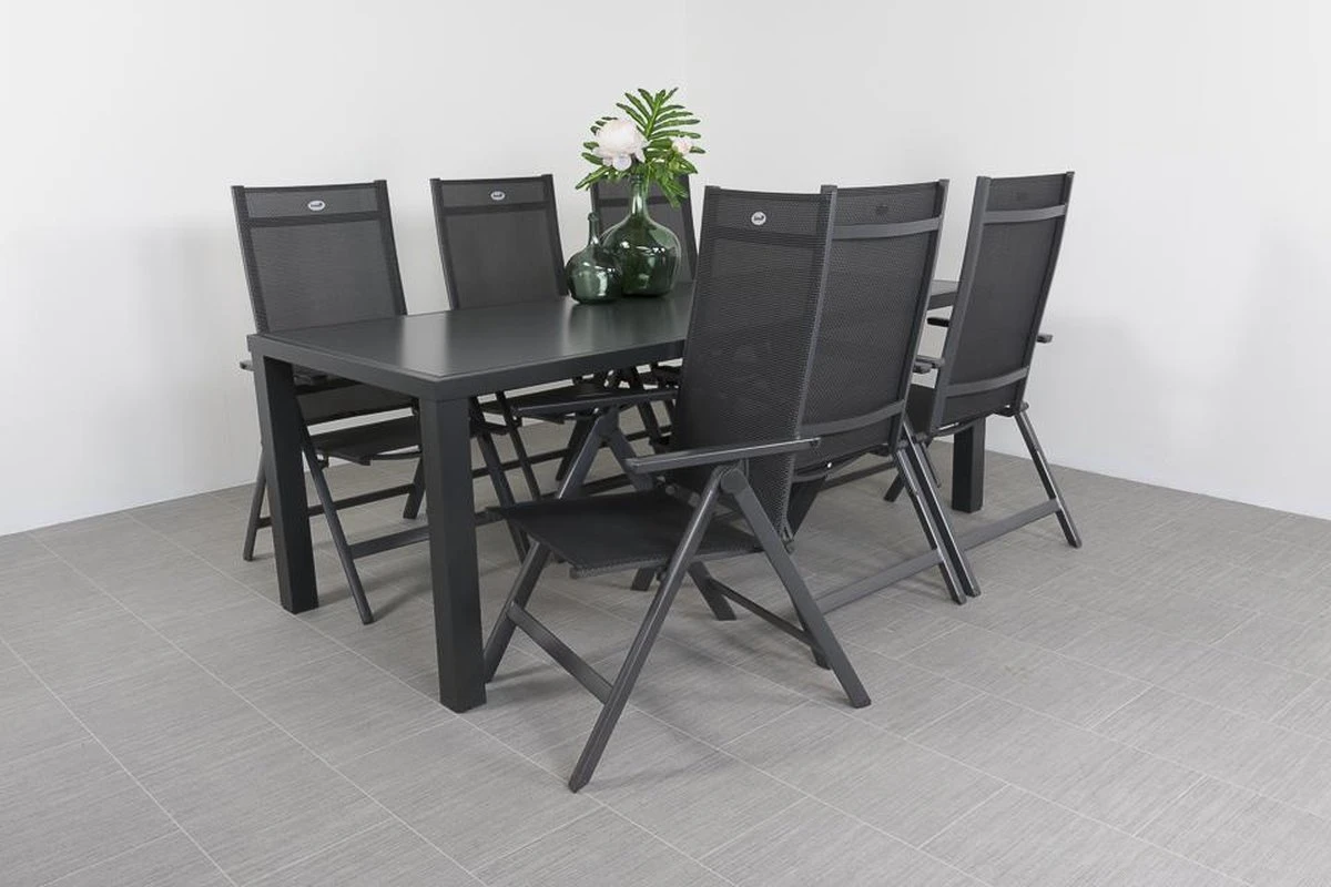 Hartman Napoli/Alma 210 Cm. Tuinset - 7-delig Verstelbaar - Afbeelding 2