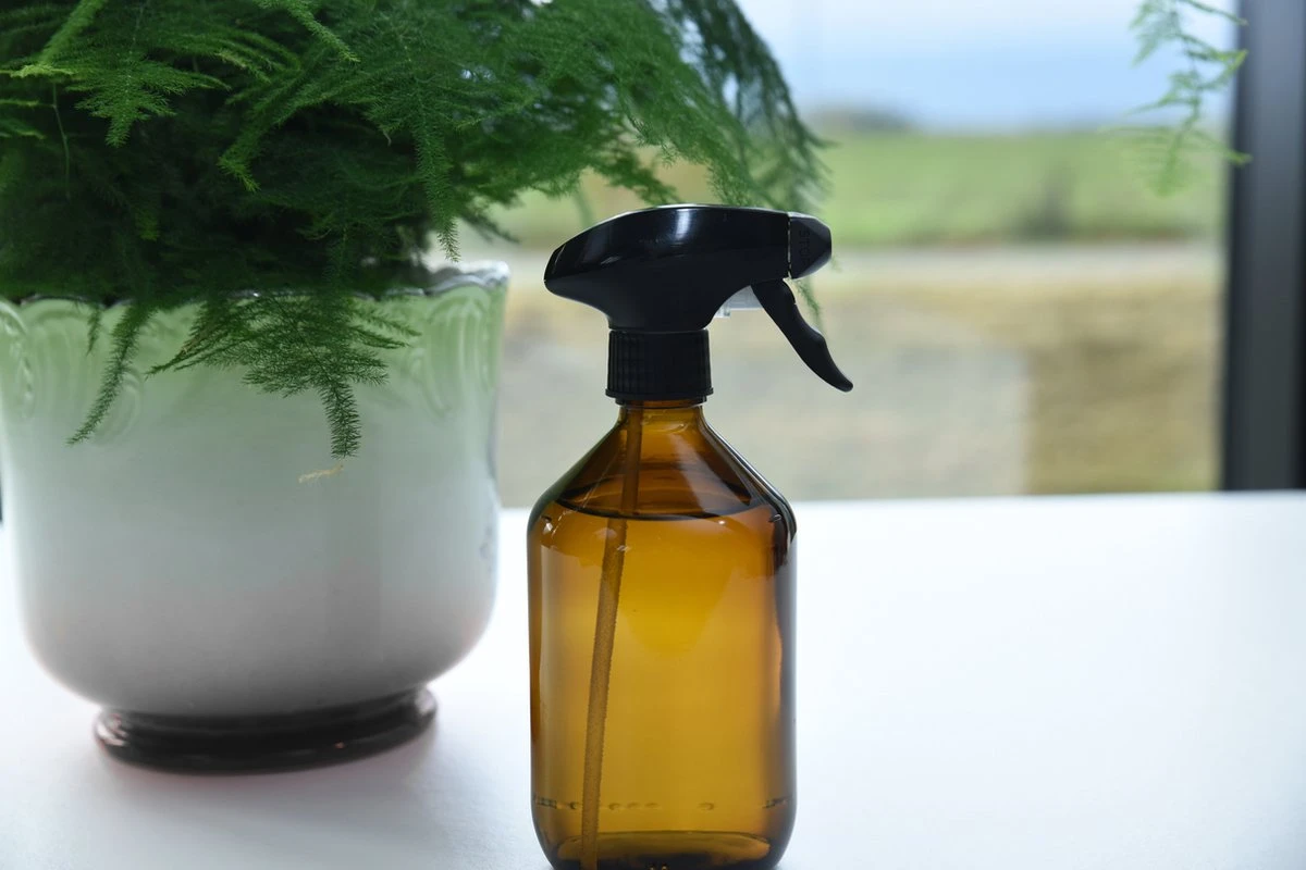 24DOTS Living Plantenspuit | 500 Ml Bruin Amber Glas | Plantensproeier | Plantenspuit Binnen | Waterverstuiver | Vernevelaar - Afbeelding 2