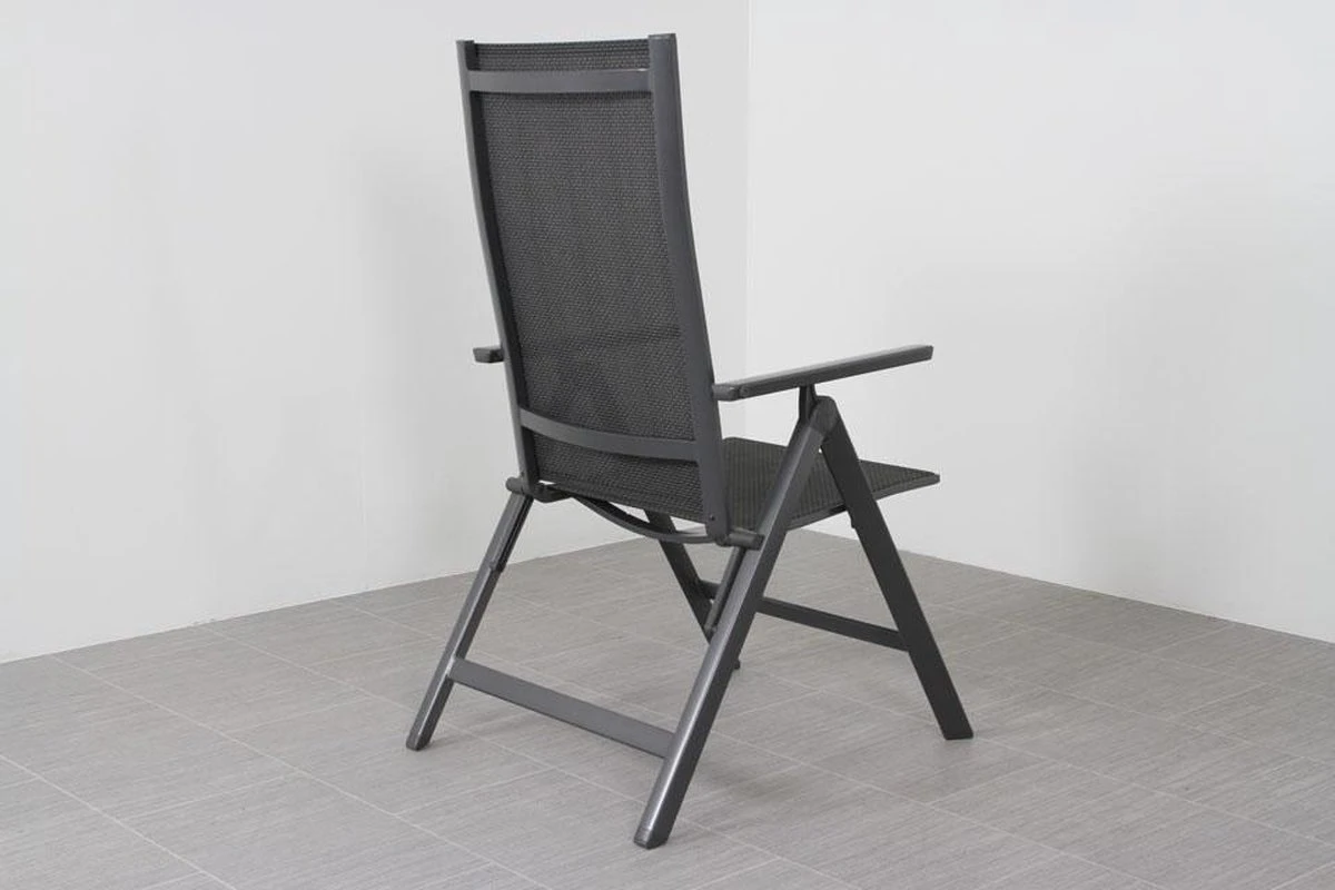 Hartman Aruba Aluminium Tuinstoel - Antraciet Verstelbaar - Afbeelding 17