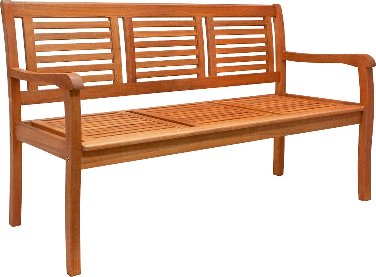 Casaria Tuinbank - FSC®-Gecertificeerd Eucalyptushout - 153cm Bruin