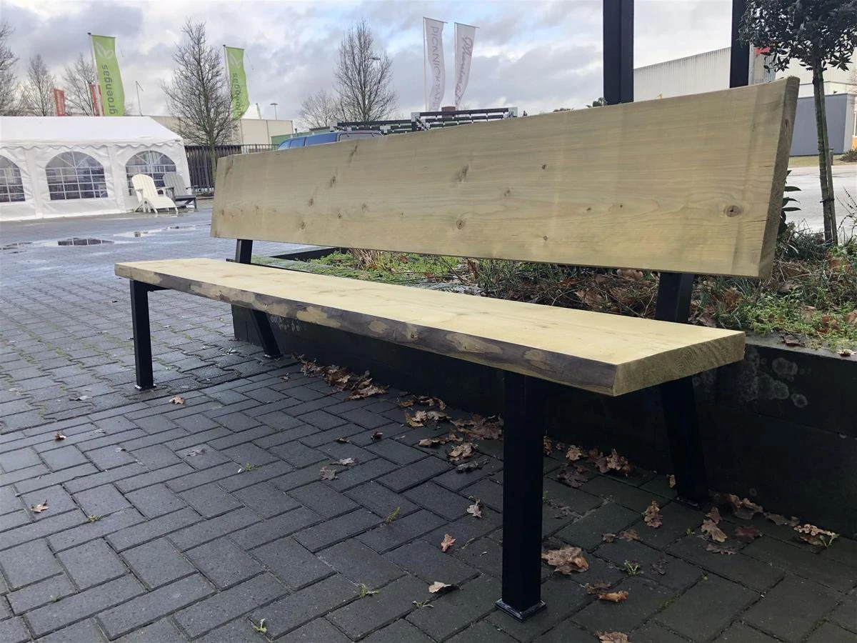 MaximaVida Set Industriële Bankpoten New York- Zwart Gecoat - Maak Zelf Je Bank - Afbeelding 5