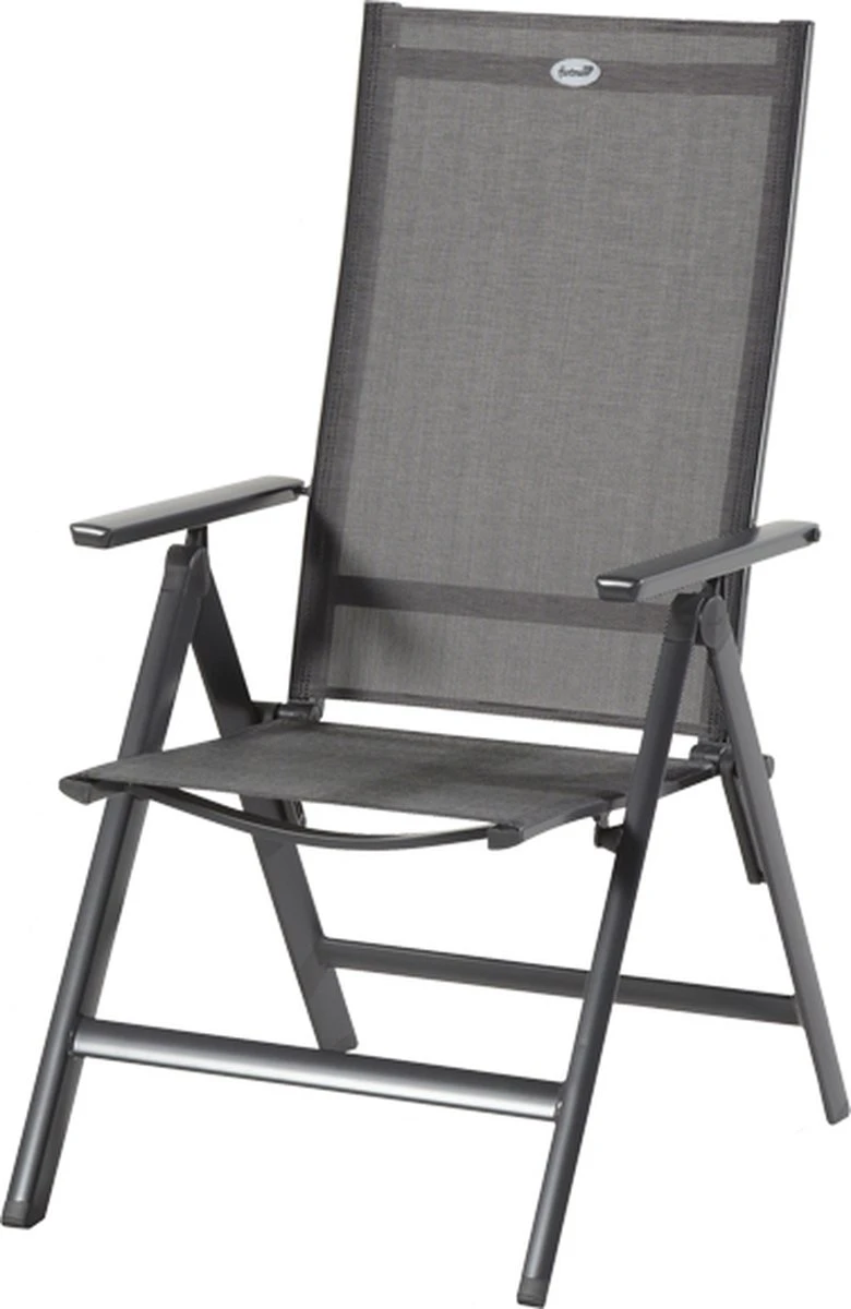 Hartman Aruba Aluminium Tuinstoel - Antraciet Verstelbaar