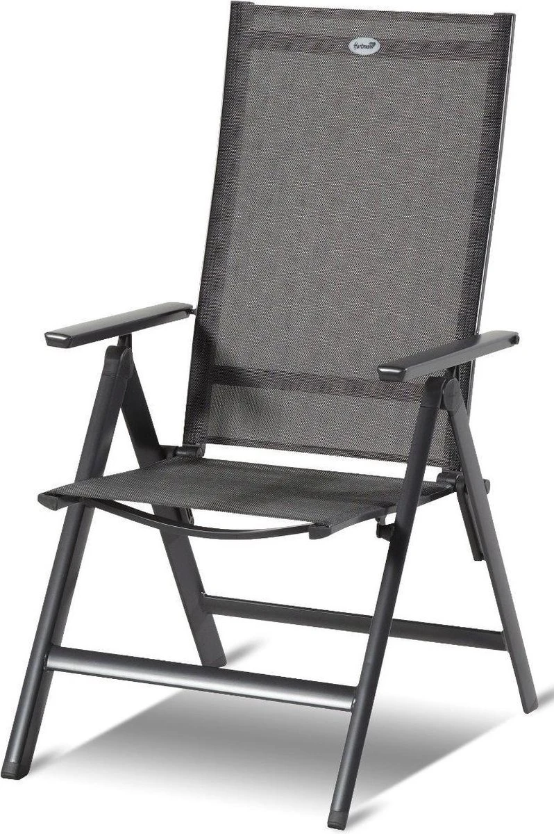 Hartman Aruba Aluminium Tuinstoel - Antraciet Verstelbaar - Afbeelding 2