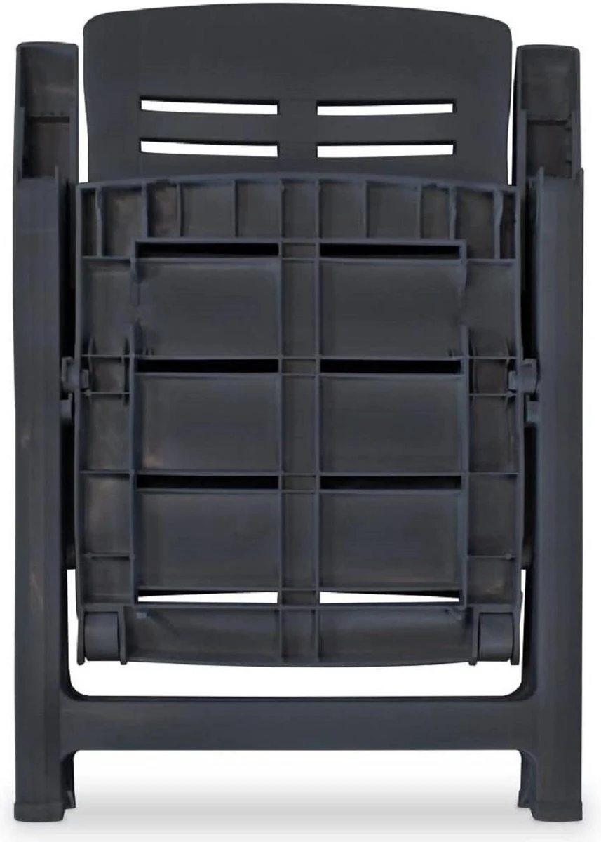 MaxxGarden Tuinstoel - Verstelbare Stoel Met Armleuningen - Zwart - Afbeelding 4