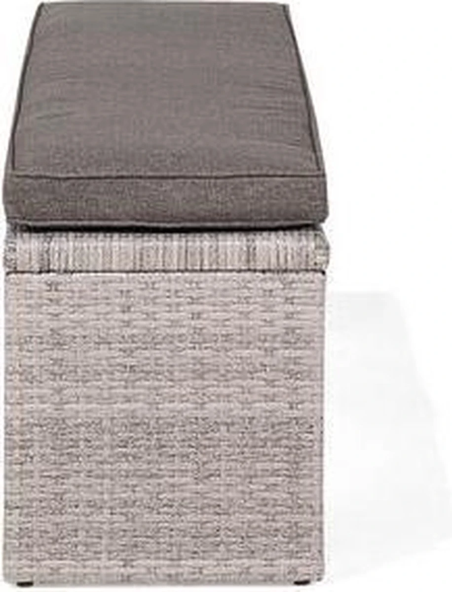 Beliani VITERBO - Loungeset Voor 8 - Grijs - PE Rotan - Afbeelding 9