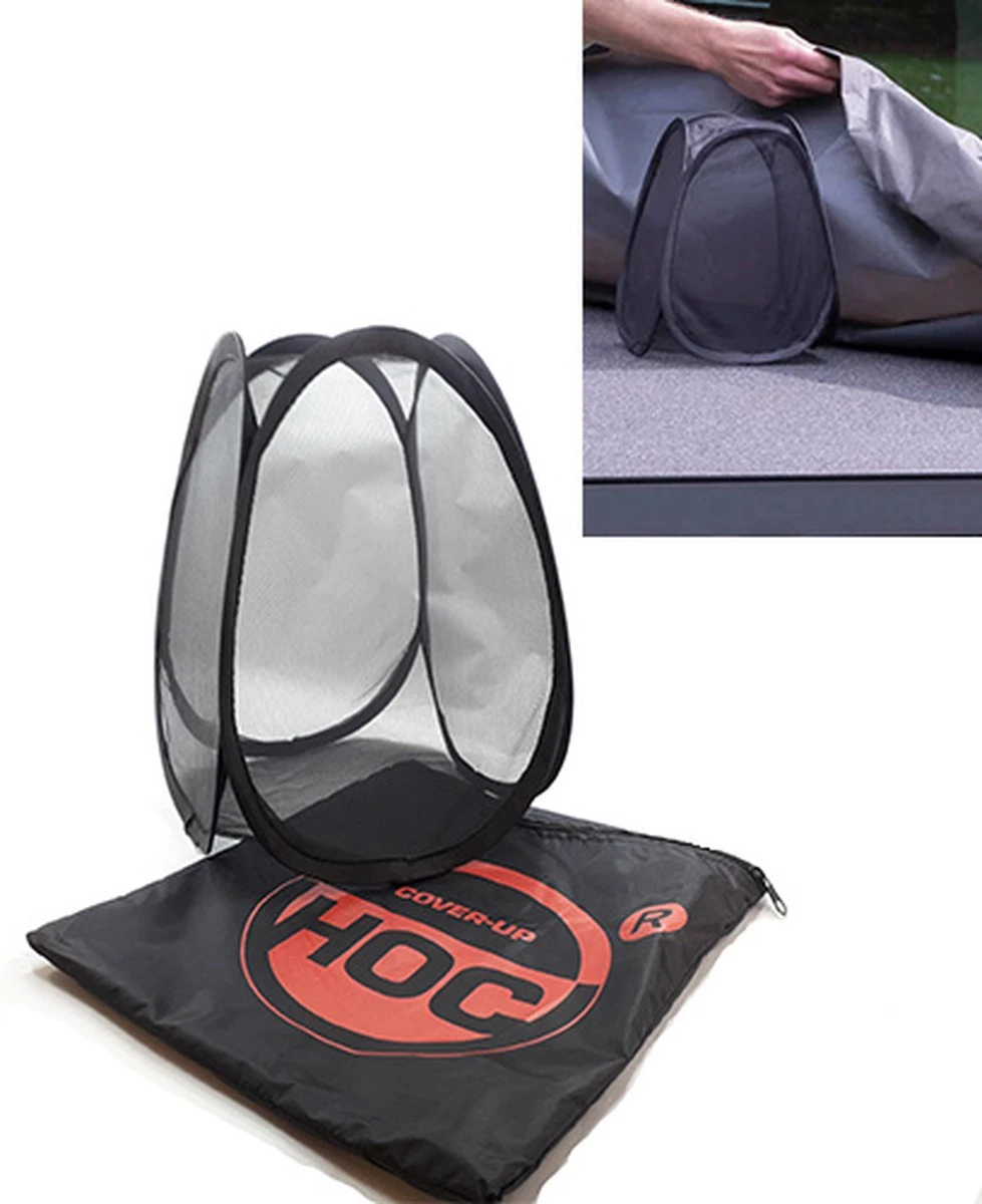 COVER UP HOC - Diamond Hoes Tuinmeubelen- 250x250x90 Cm - Tuinset Beschermhoes Waterdicht Met Stormbanden, Trekkoord En Afwaterings HOCCIE - Zilvergrijze Hoes Tuinmeubels - Afbeelding 3